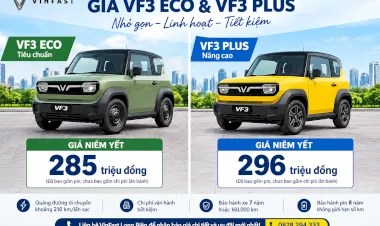 Giá lăn bánh VinFast VF3 tháng 10/2026 | VinFast Long Biên