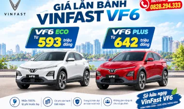 Giá lăn bánh VinFast VF6 tháng 10/2026 | VinFast Long Biên